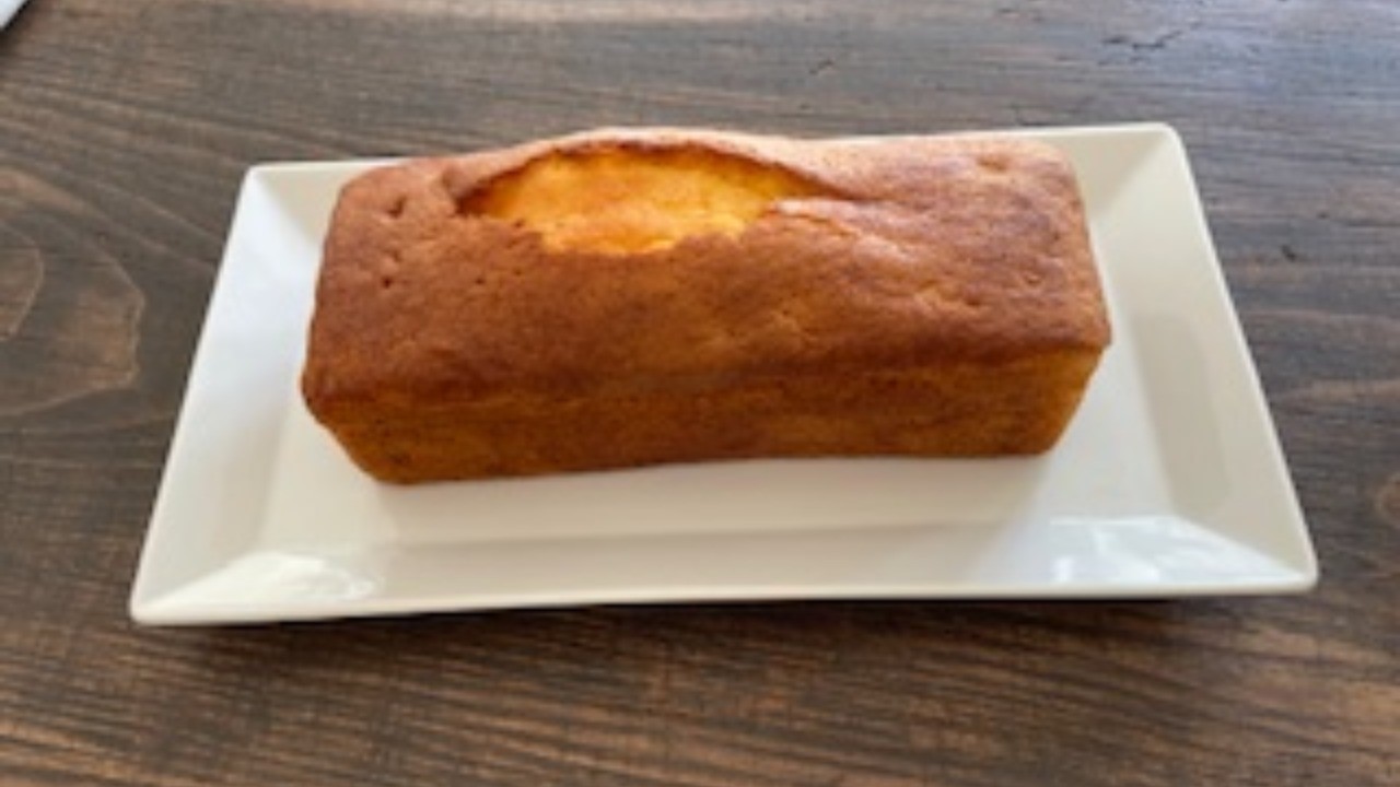 はじめてのお菓子作り（オレンジのパウンドケーキ）
