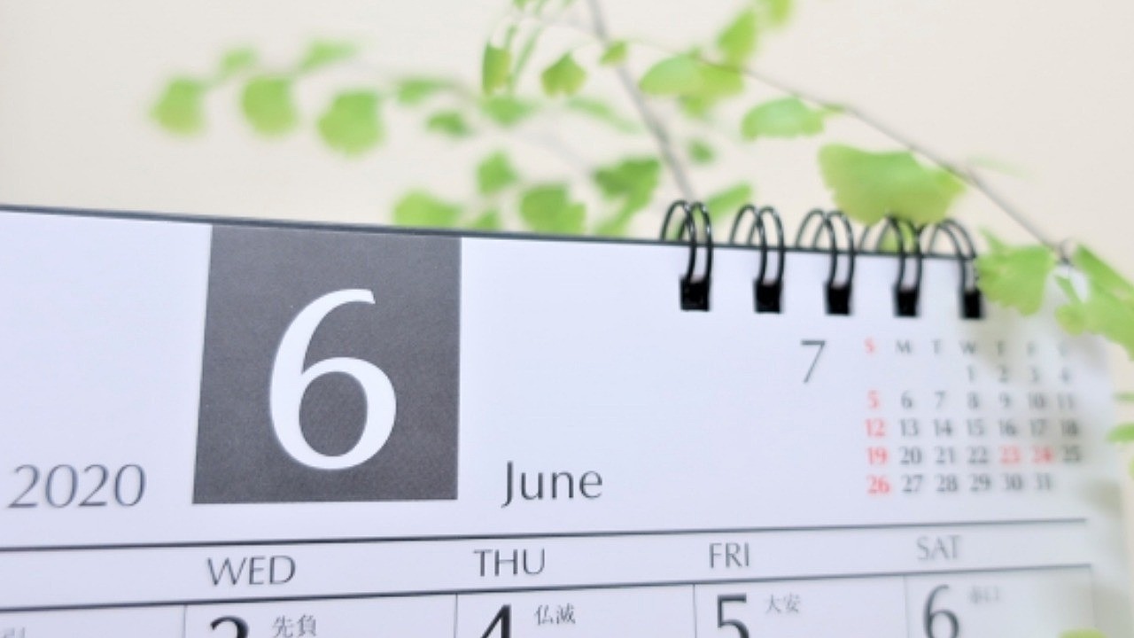6月のスケジュール