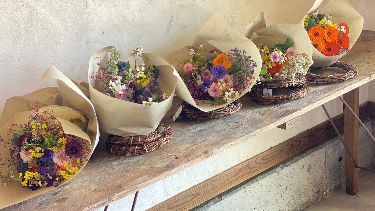 N＊bouquet『伊東で花摘み＆花束づくり！植物まみれの1日リトリート旅！』レッスンに参加しました