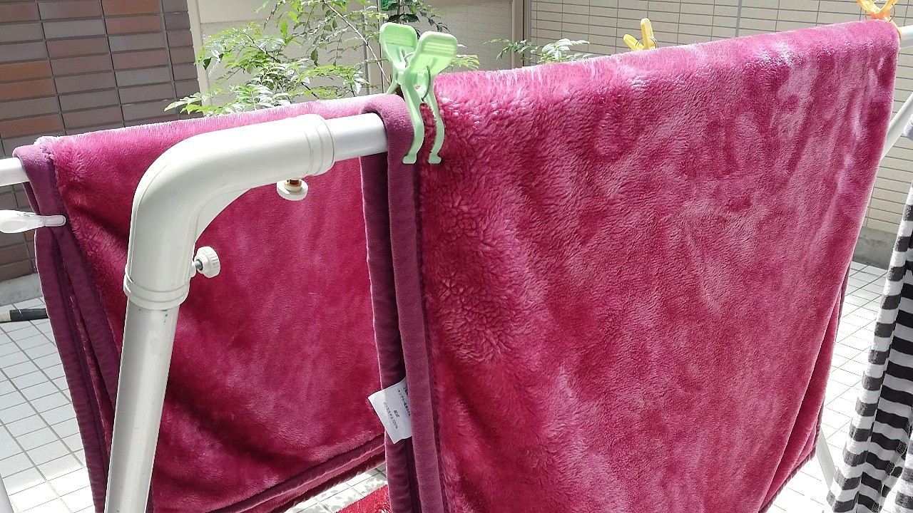 ブランケットの洗濯