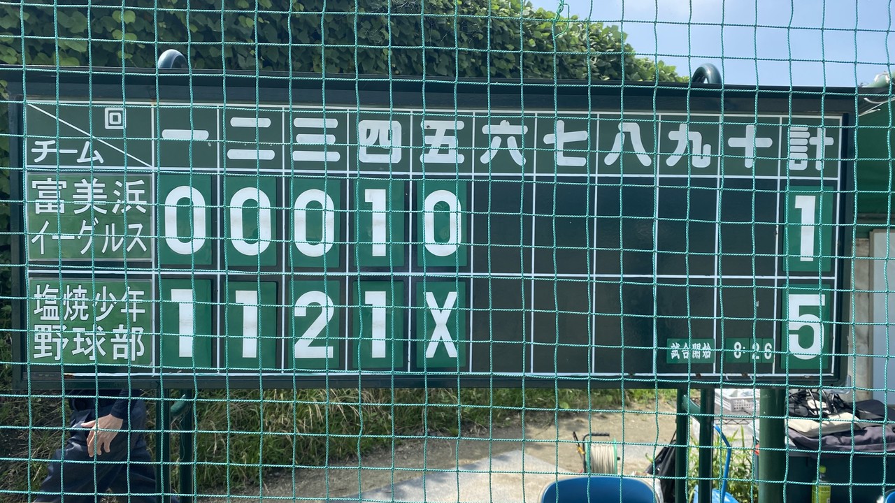 7月10日　市川市低学年大会2回戦