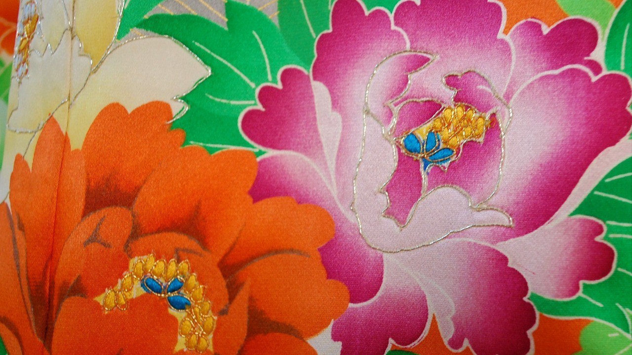 For Sale international shipping/ 01_orange_flowers_withgreenandfence