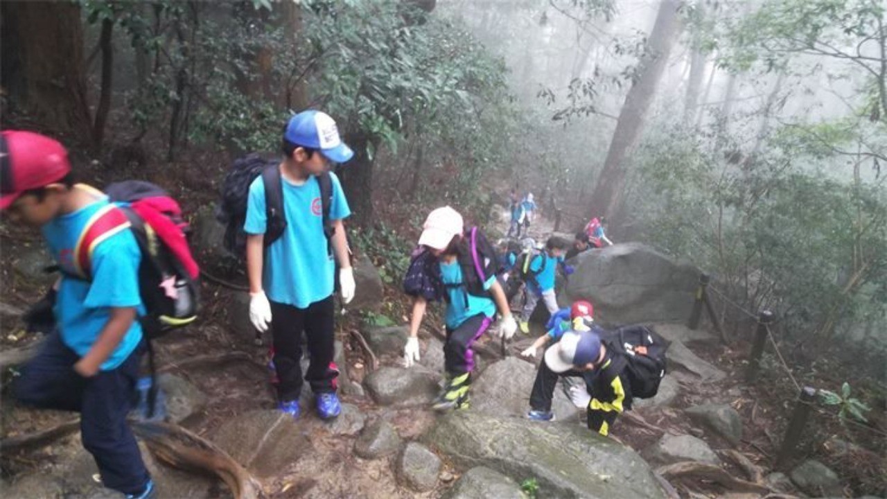 「筑波山登山遠足」