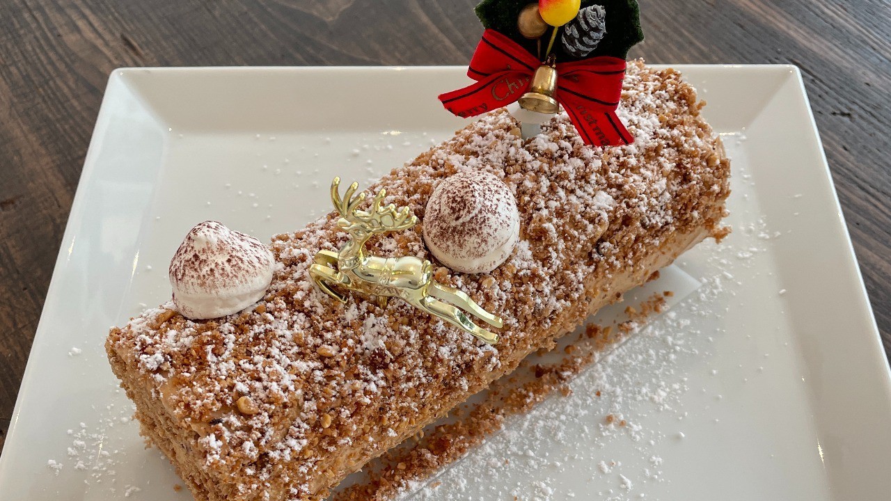 12月のレッスンより（シナモンのロールケーキ）