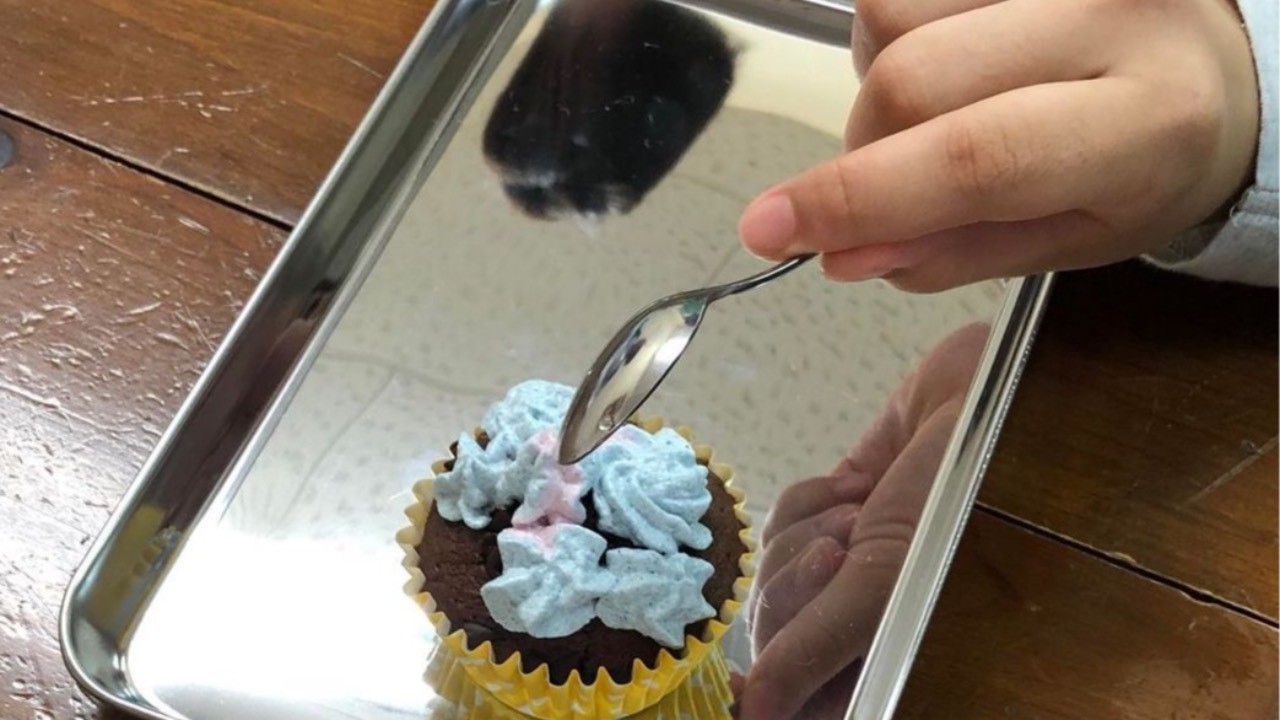 色が変わるメレンゲ（色素の化学反応）レッスンレポ