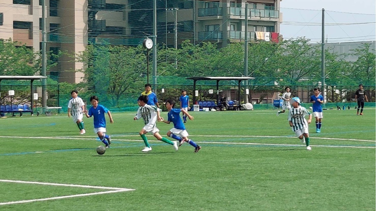 5/27 5.6年生　広尾防災公園練習試合