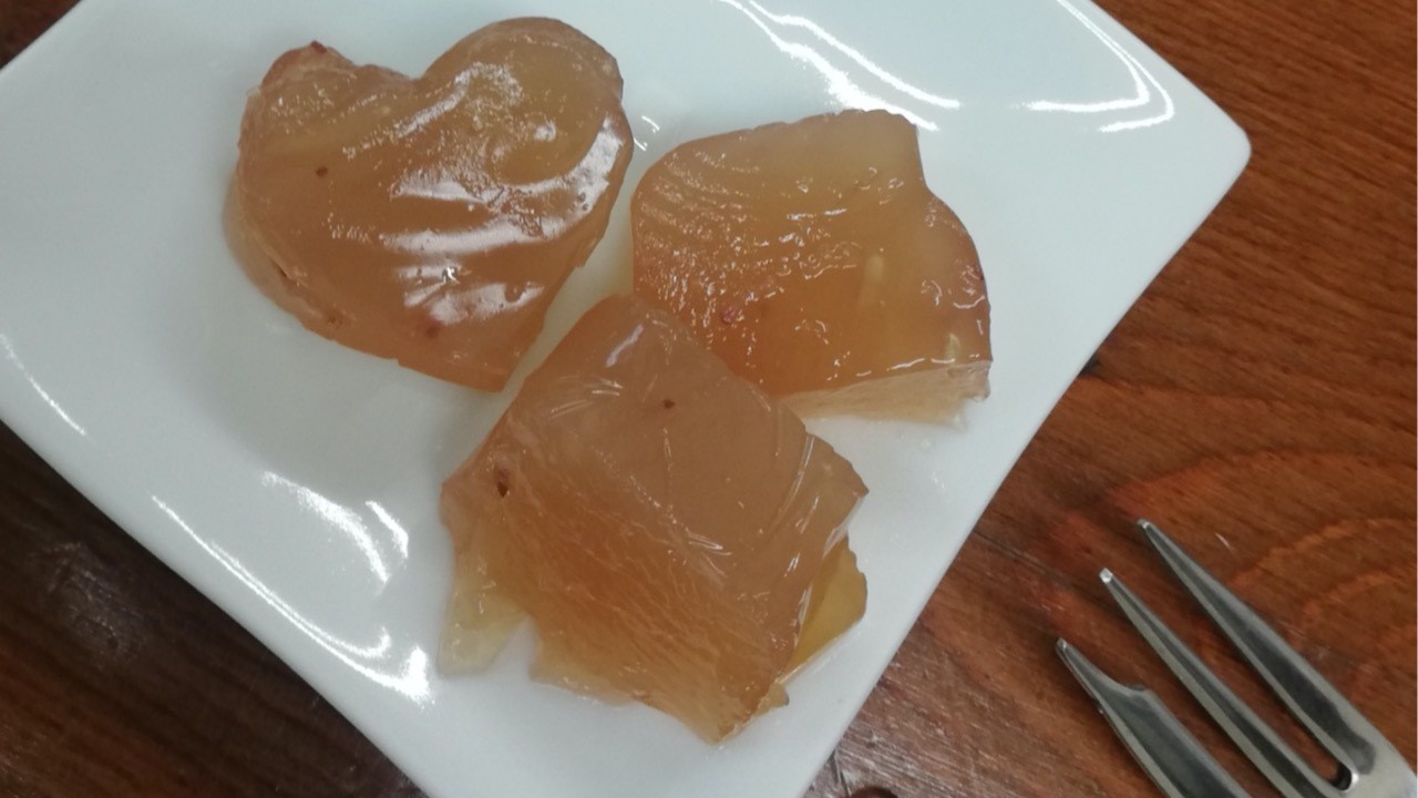 フルーツくずもち（でんぷんの特徴）レッスンレポ