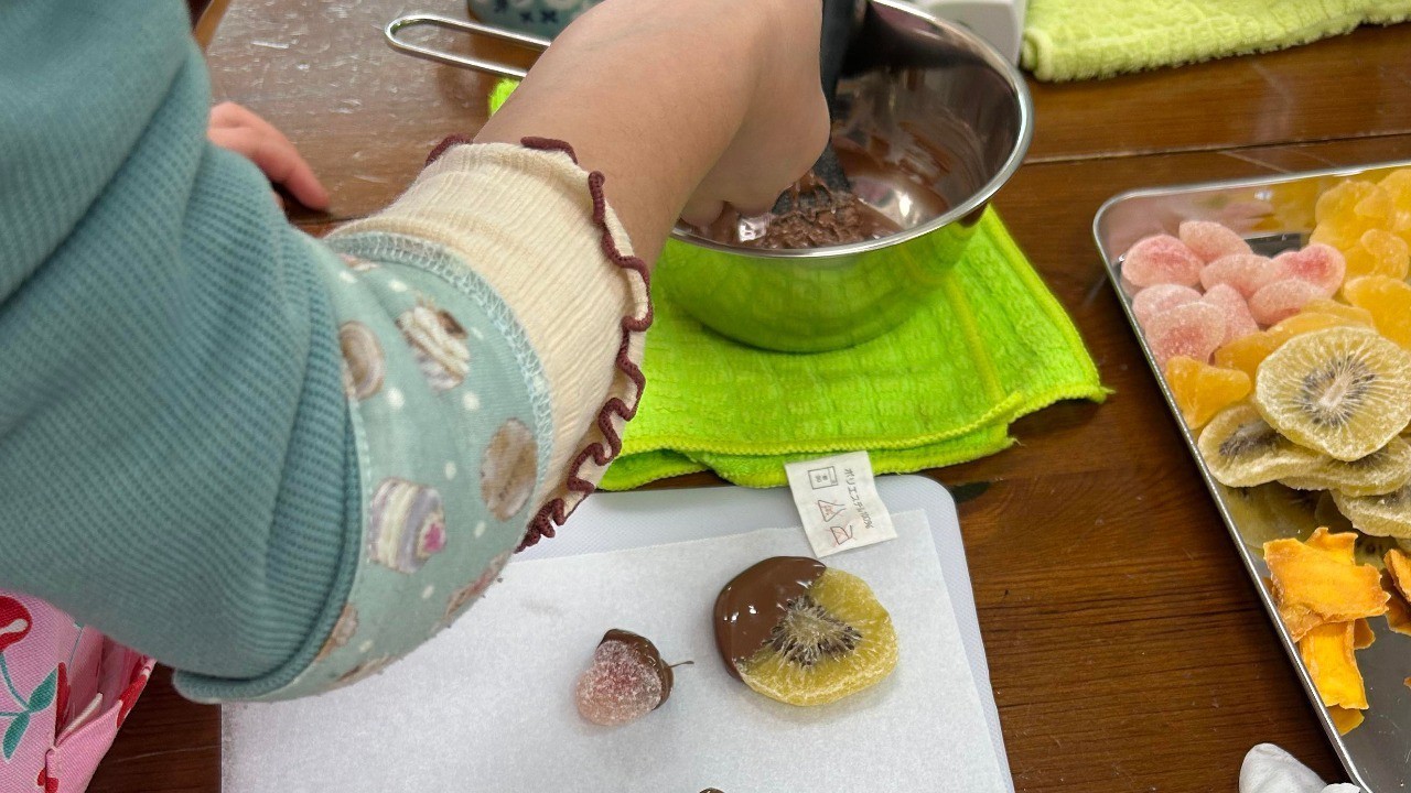 チョコレート（テンパリング ）レッスンレポ