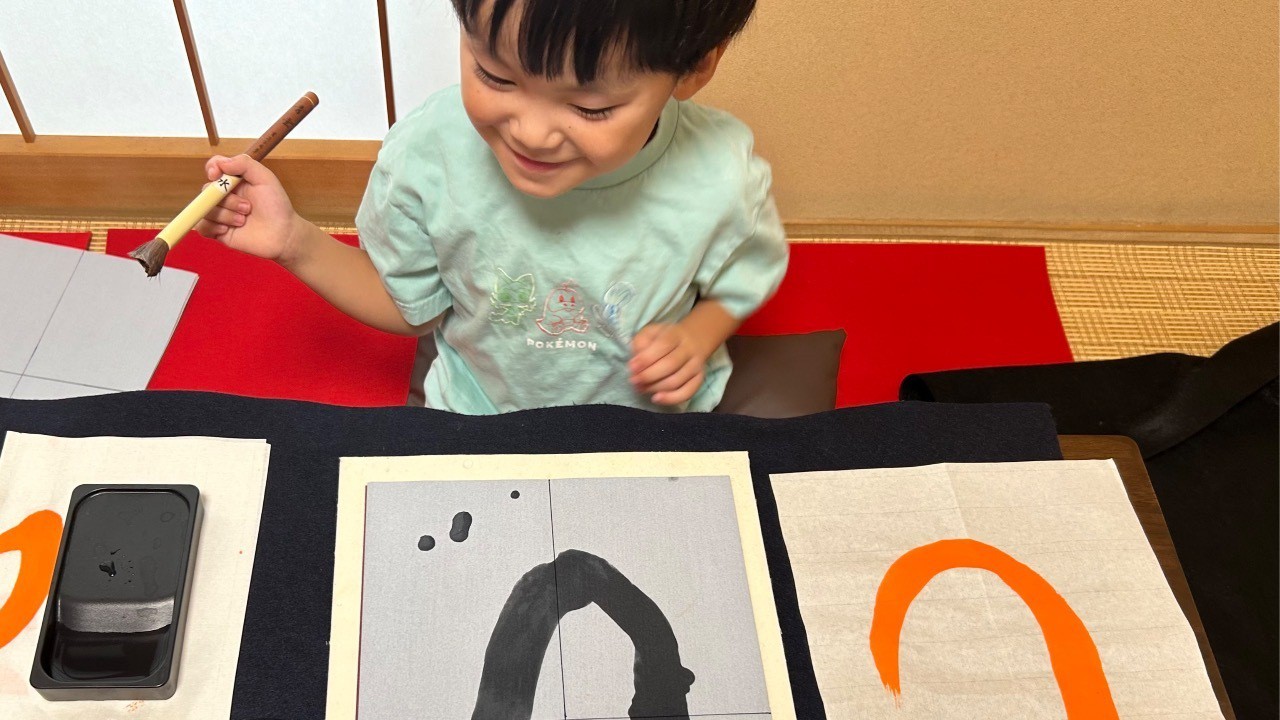 お仲間、急募❤️園児さん体験後、即入門‼️小学校入学時には「ひらがな」の書き順もバッチリ❤️👌お楽しみに✨