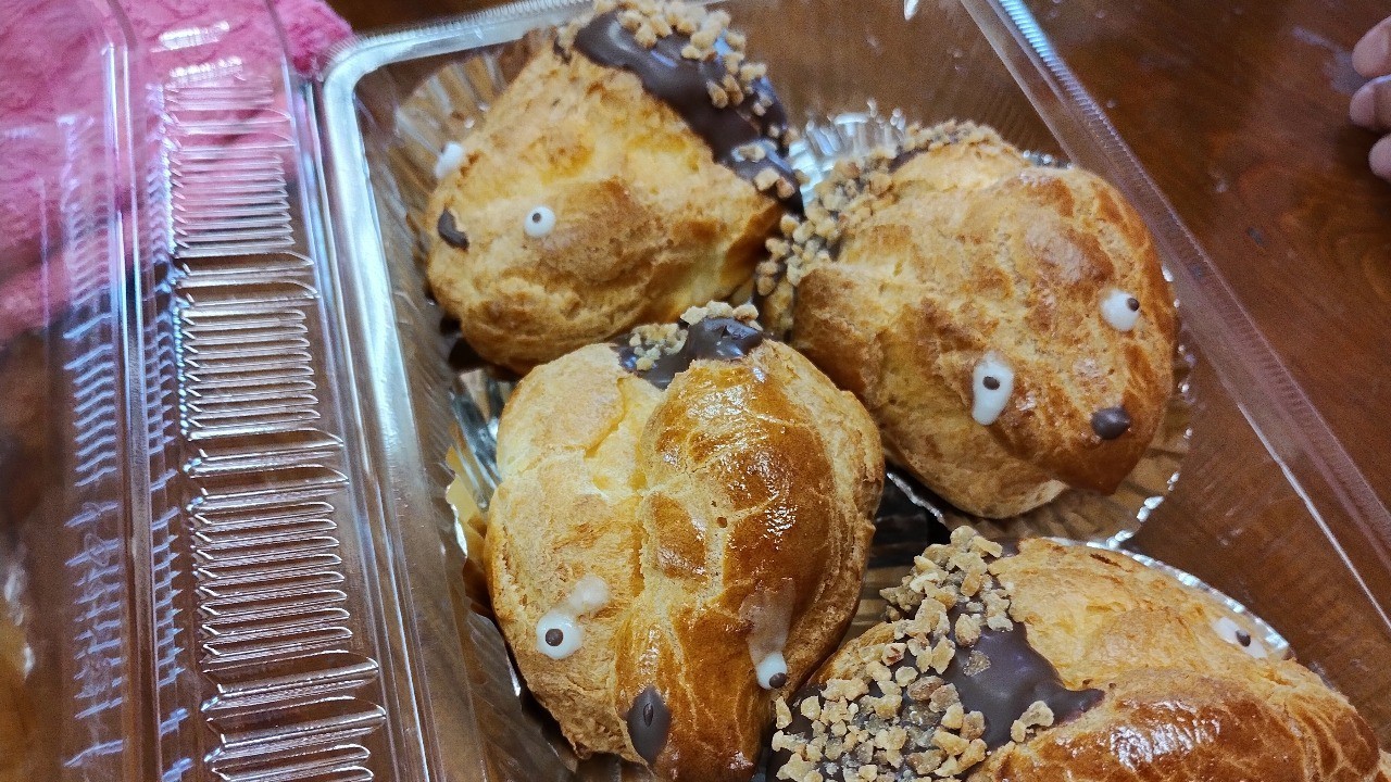 はりねずみシュー（水蒸気）レッスンレポ