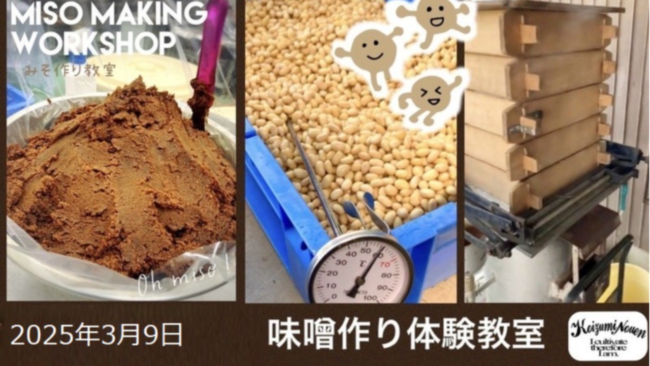 2025年味噌作りワークショップのお知らせ