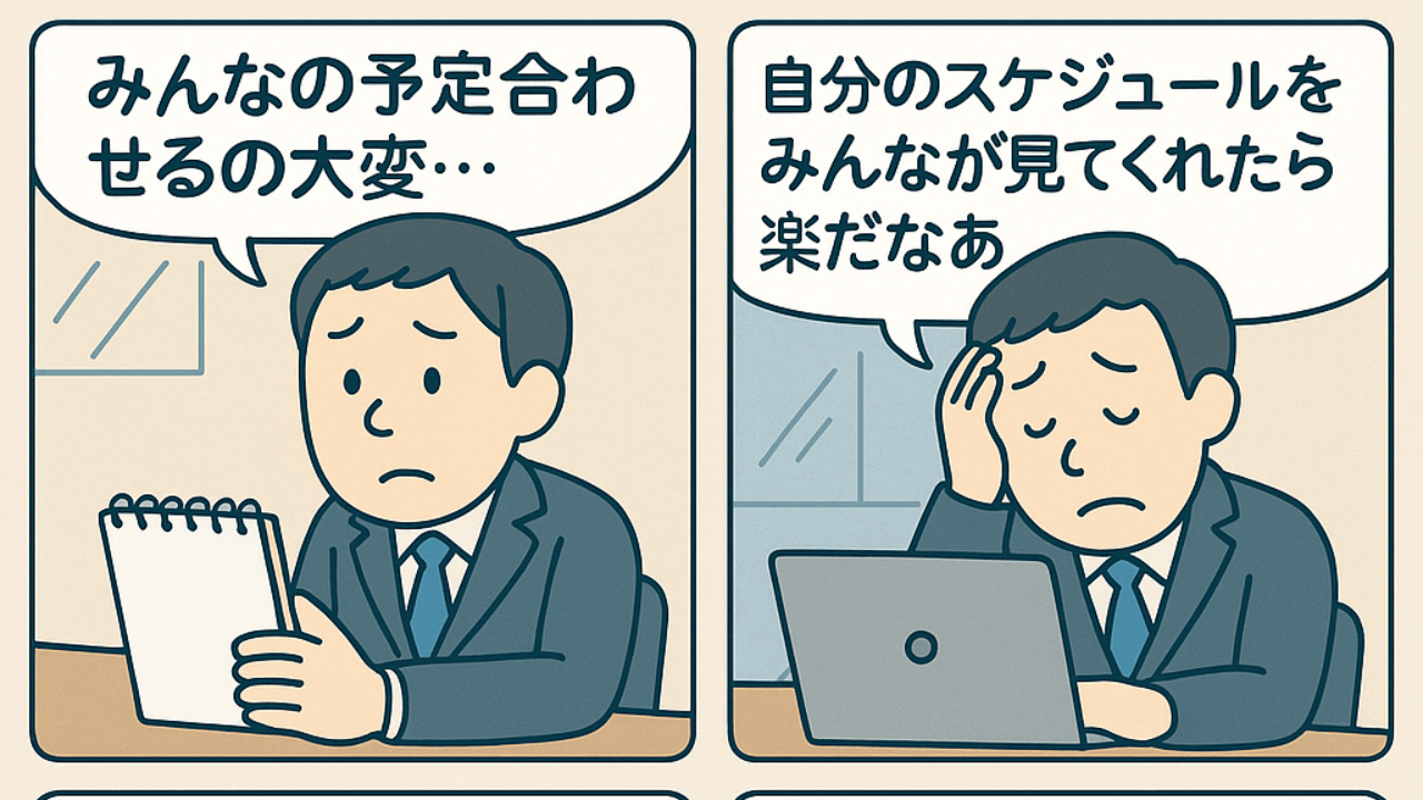 お打合せ日程調整が大変...