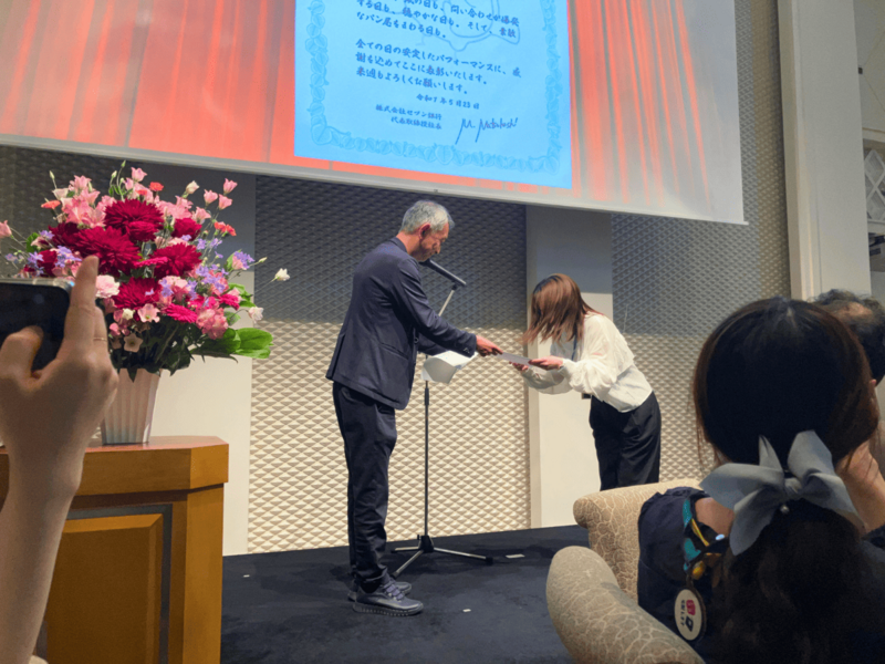セブン銀行様感謝祭の表彰式のご様子