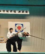 剣対杖の演武